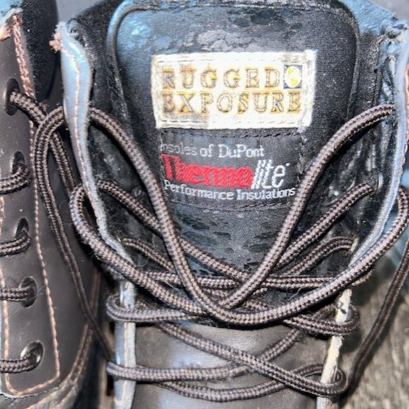 Mens Rugged Exposure Blizzard Thinsulate Leather Upper Duck Boots Size 10 - Picture 6 of 9